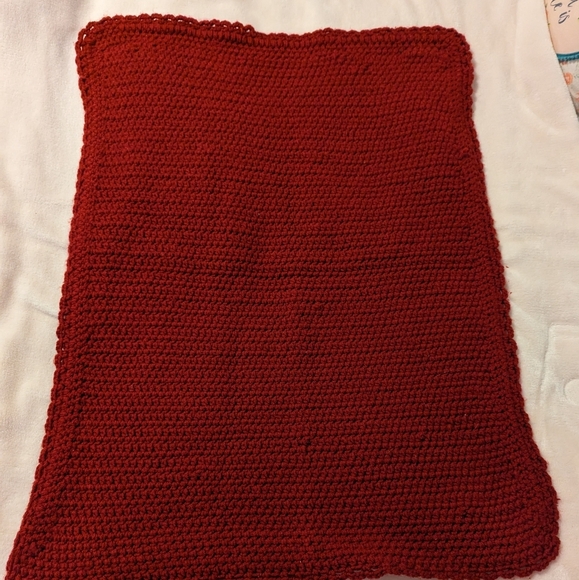 💞2/$20 Small Crocheted Blanket - Picture 1 of 5